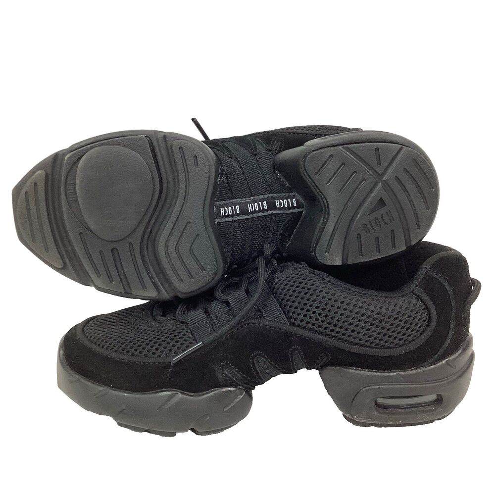 Bloch Split Sole Dance Shoes - Women's Size 6.5 - Black Sneakers